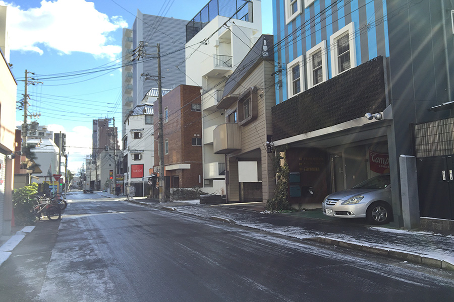 名古屋でも雪が降りました！