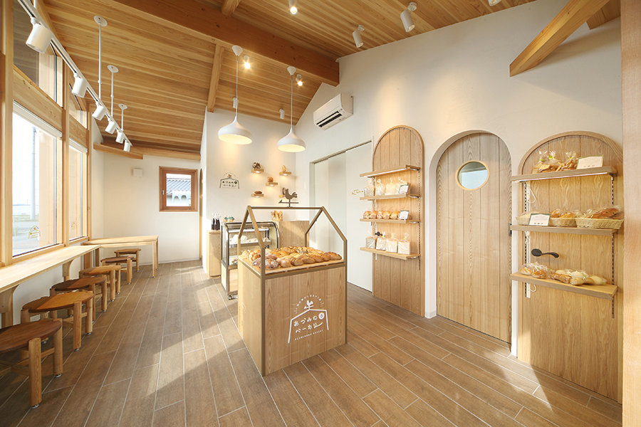 パン屋の店舗デザイン