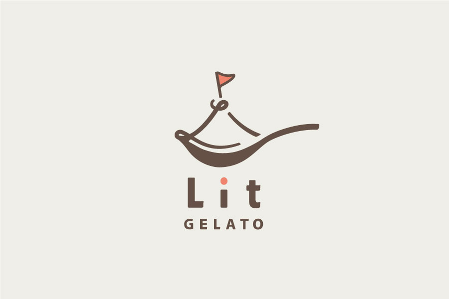 ジェラートカートの旅ビト Lit GELATO(リットジェラート)のロゴマーク