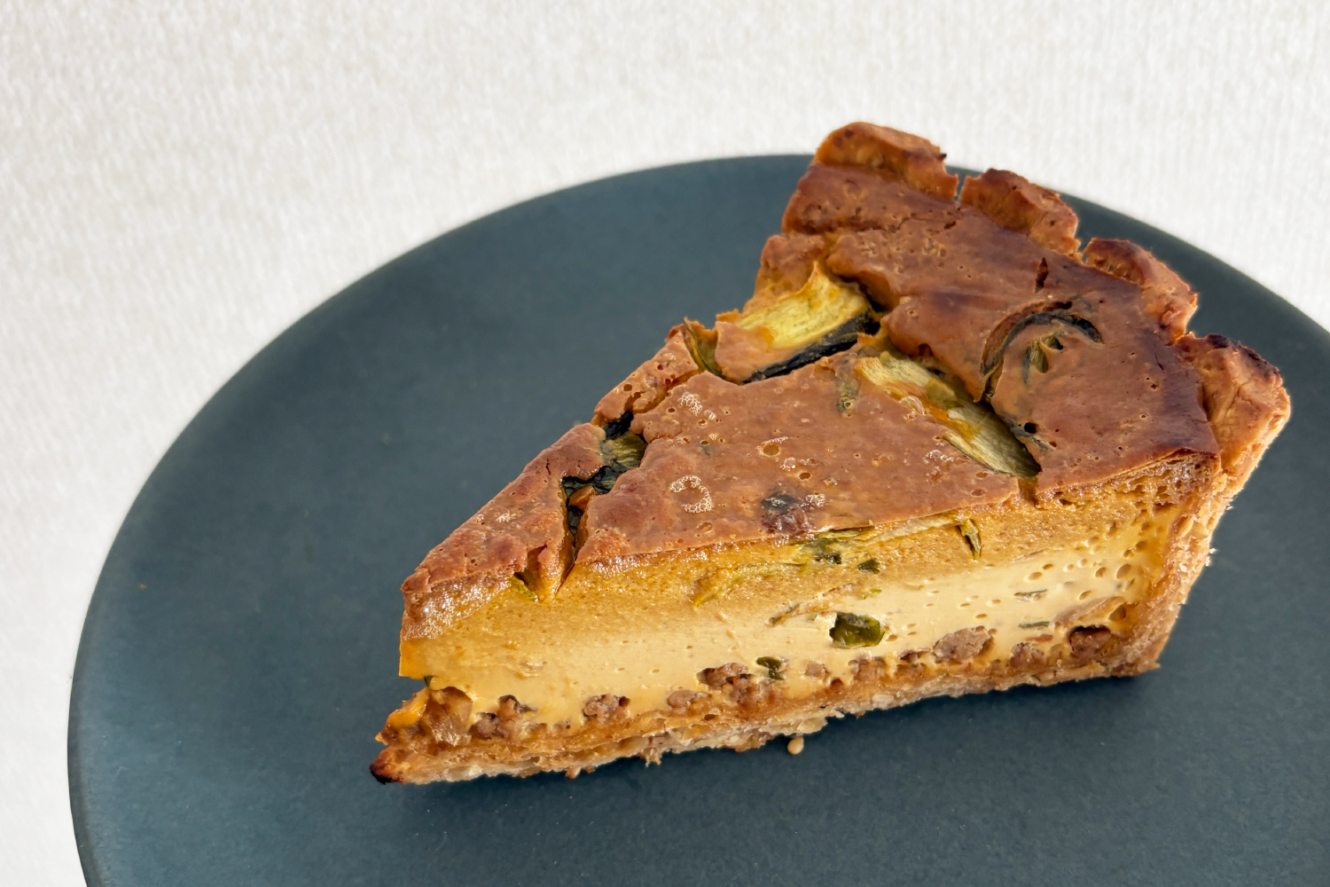 練り胡麻坦々×ちんげん菜キッシュ