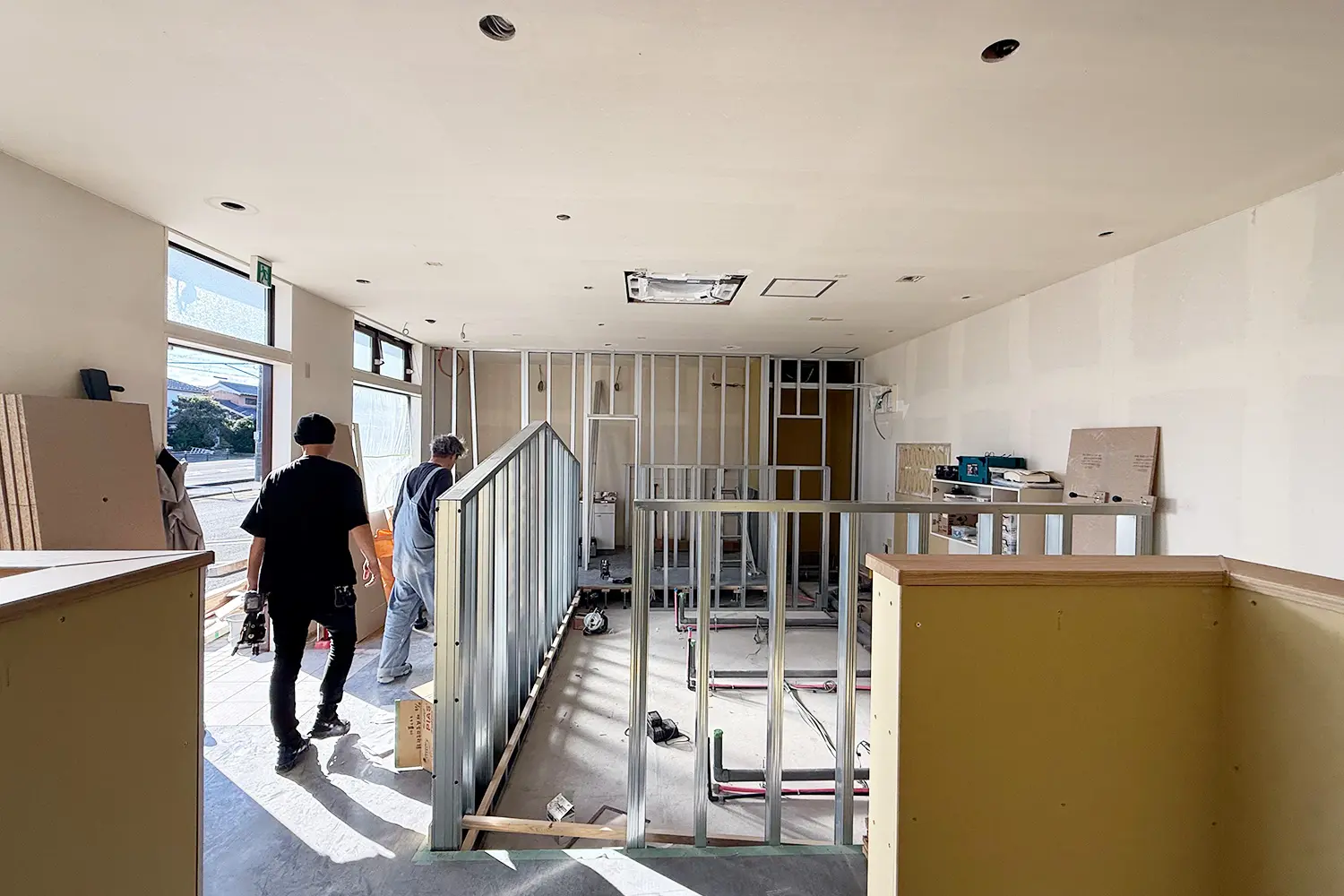 美容室kiRakuの店舗デザイン