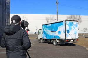 ランドリー車を撮影しました！_ミナワプロジェクト