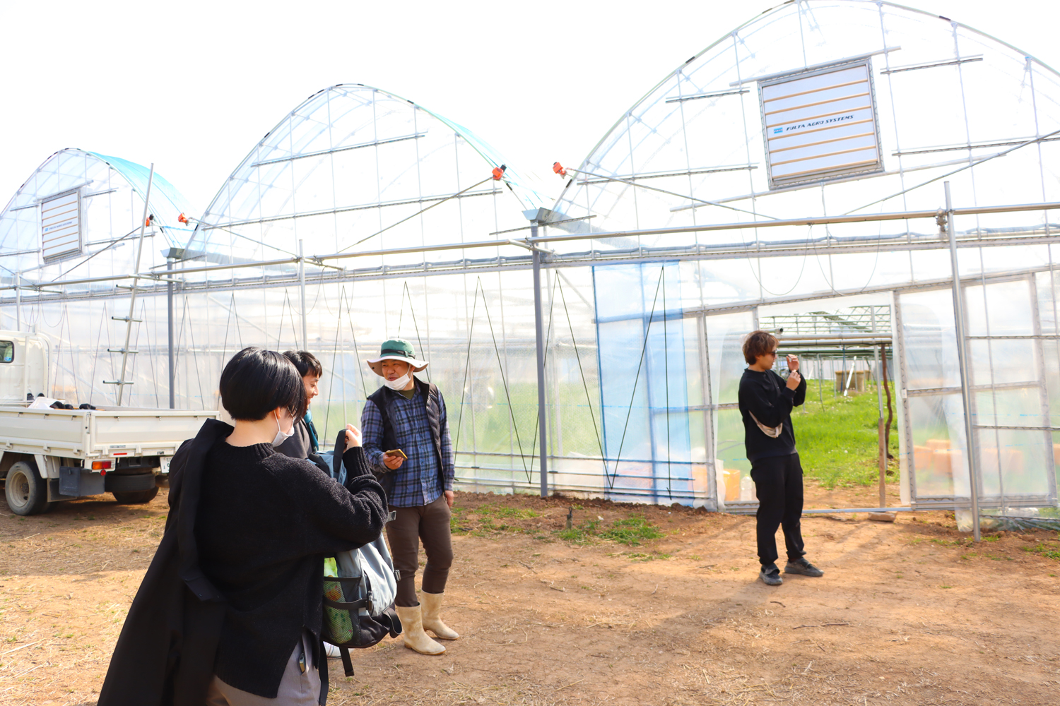 新ハウス見学！！_橘萄園プロジェクト