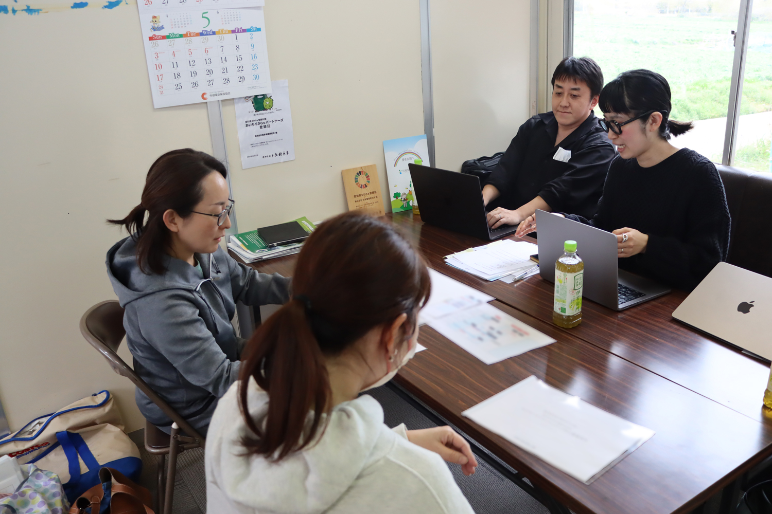 打ち合わせ風景