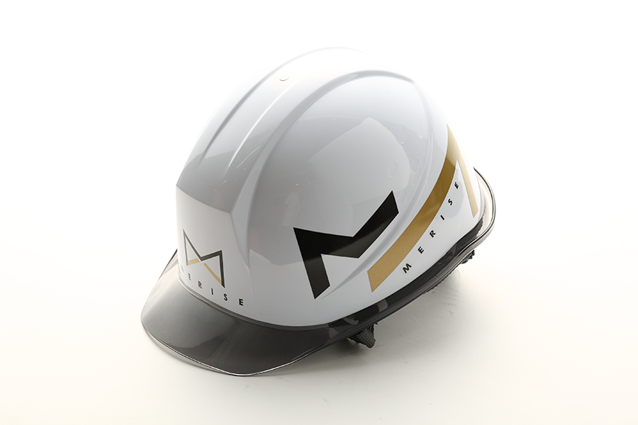 建設工事会社のヘルメットデザイン_愛知県名古屋市　株式会社MERISE