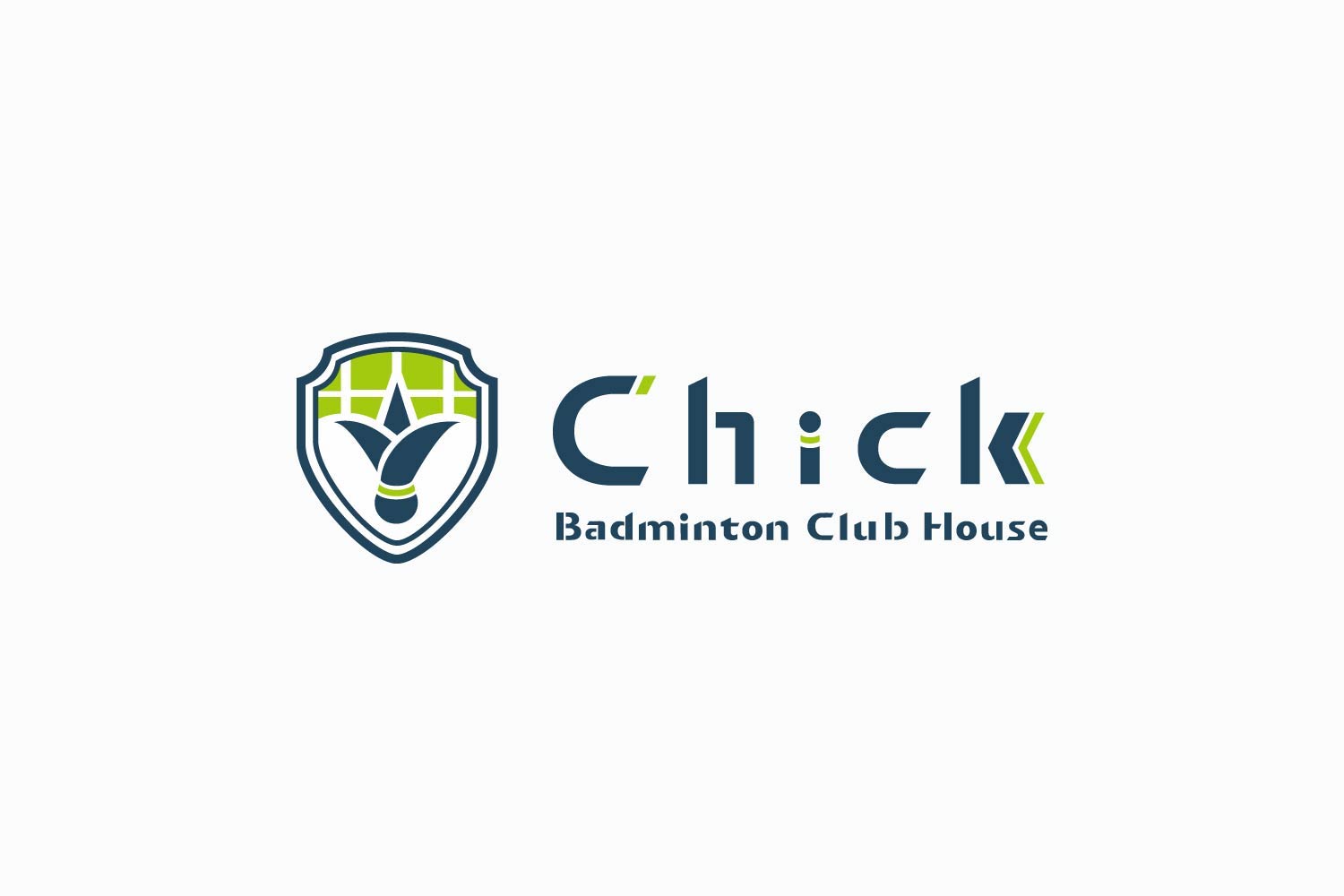 バドミントンクラブのロゴデザイン