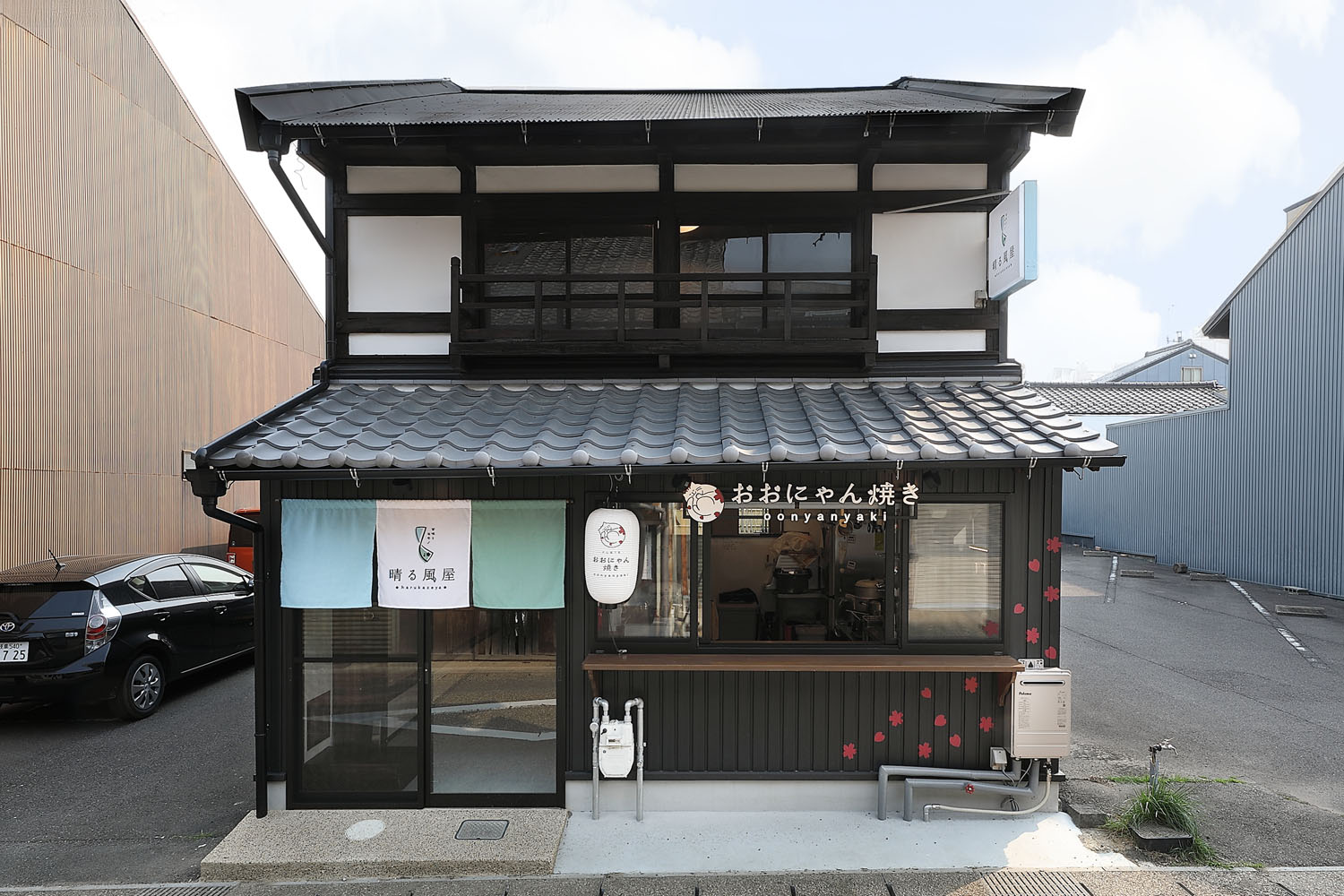 飲食店の店舗ファサードデザイン_愛知県犬山市 晴る風屋