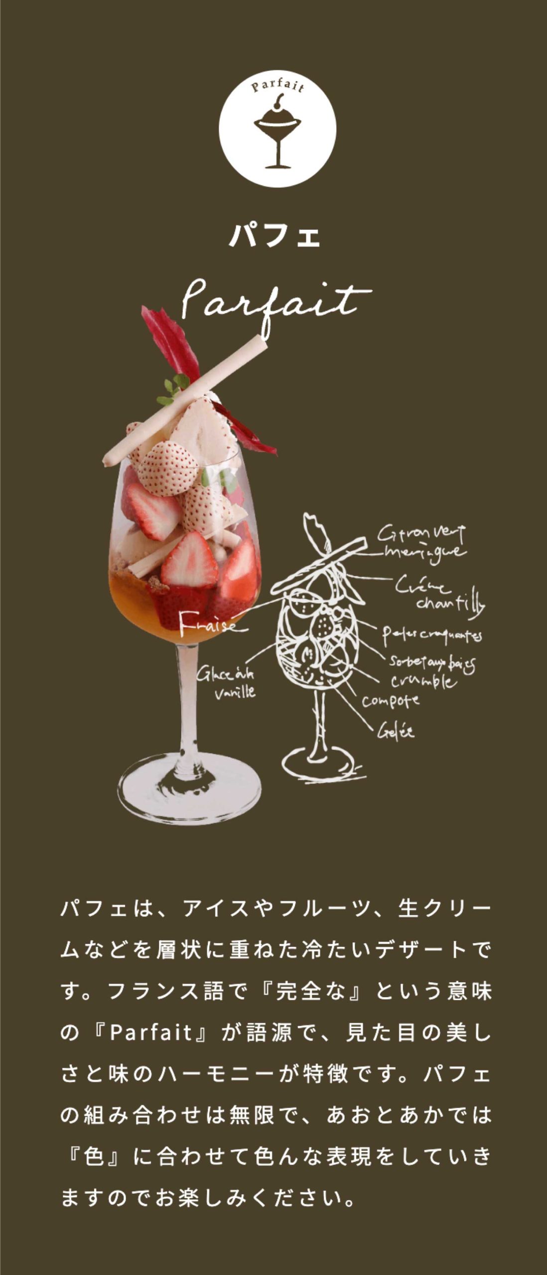 アシェットデセール・パフェ・アニバーサリーケーキ専門店のWEBデザイン