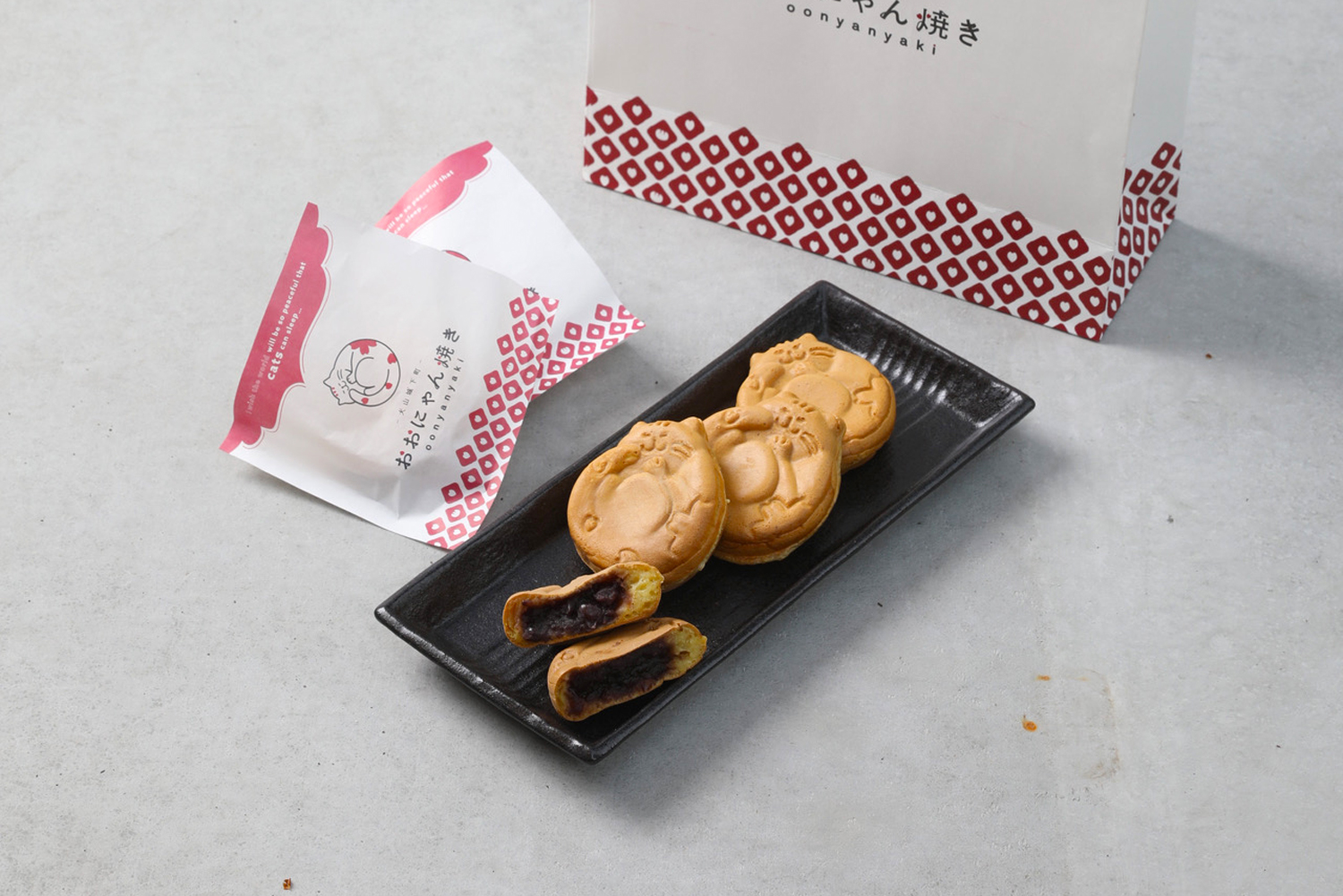 和スイーツ店のパッケージデザイン