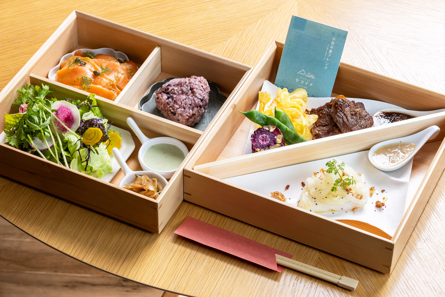 リゾートホテルの夕食カードデザイン