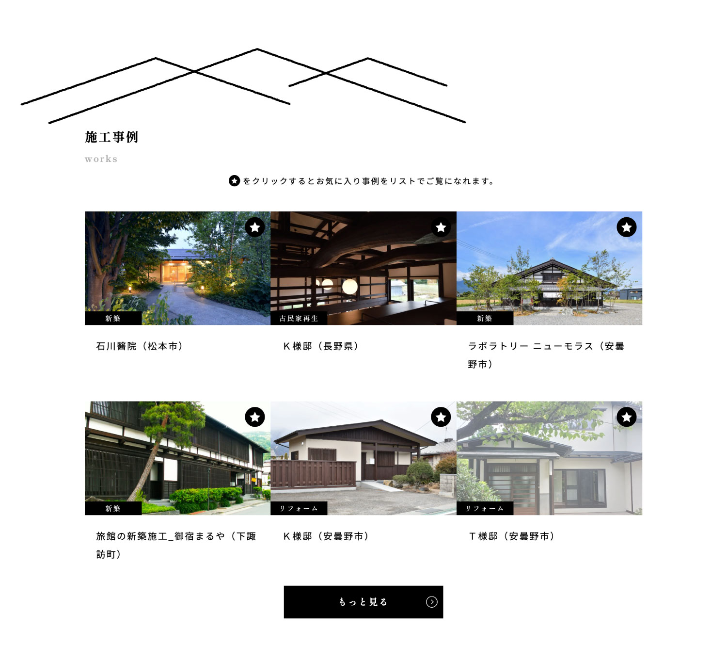 建設会社のホームページデザイン